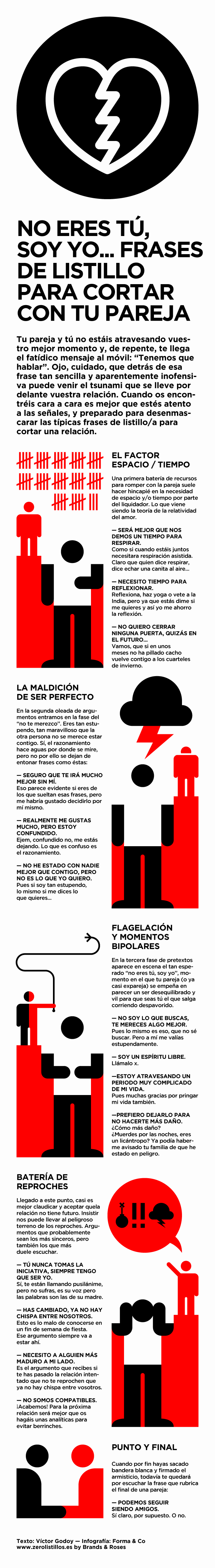 Frases de listillo para cortar con tu pareja #infografia #infographic #citas  #quotes - TICs y Formación, image size:690x5016